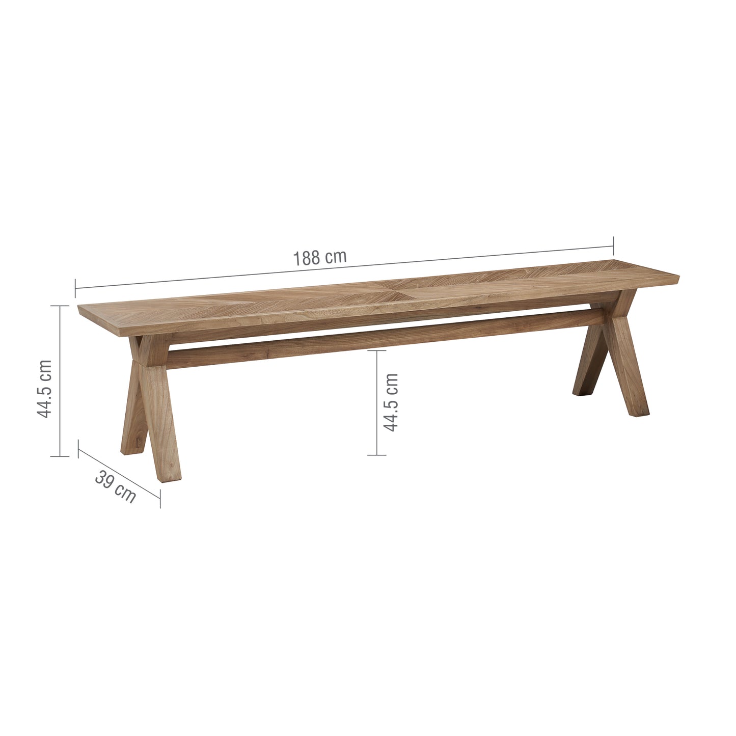 Willis & Gambier Sorrento Dining Bench - Elm