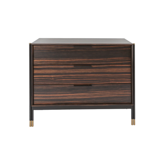 Twenty10 Designs Bali 3 Drawer Chest - Ebony