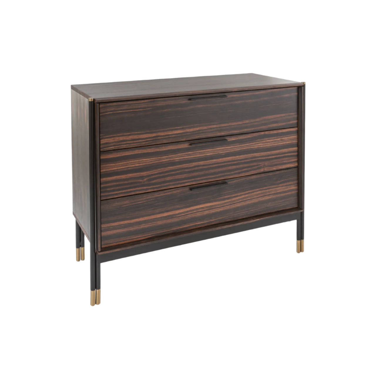 Twenty10 Designs Bali 3 Drawer Chest - Ebony