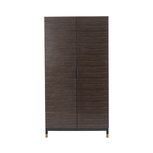 Twenty10 Designs Bali 2 Door Wardrobe - Ebony