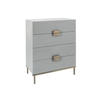 Twenty10 Designs Lilly 4 Drawer Chest - Grey