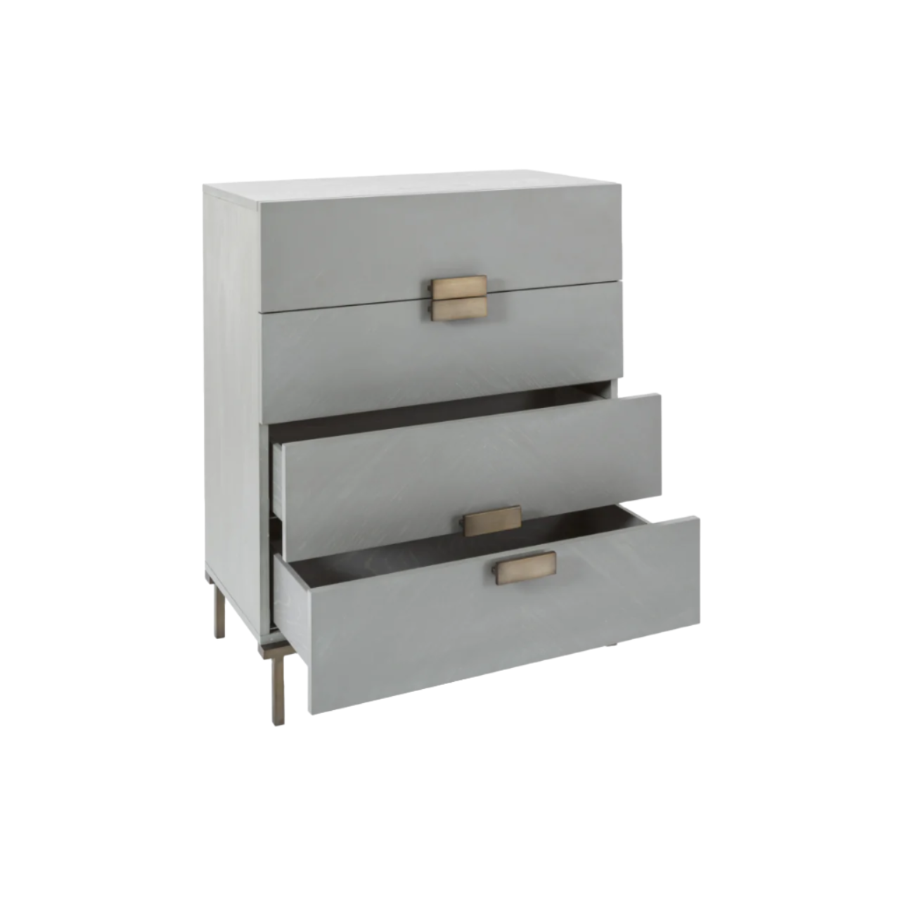 Twenty10 Designs Lilly 4 Drawer Chest - Grey