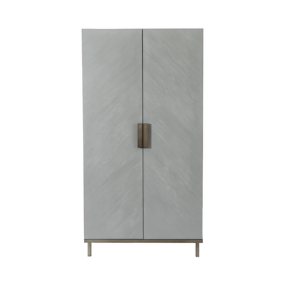 Twenty10 Designs Lilly 2 Door Wardrobe - Grey