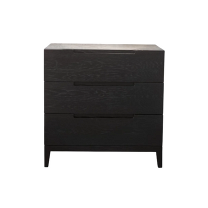 Twenty10 Designs Orchid 3 Drawer Chest - Black