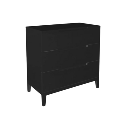 Twenty10 Designs Orchid 3 Drawer Chest - Black