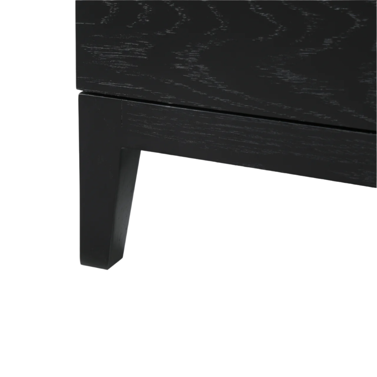 Twenty10 Designs Orchid 3 Drawer Chest - Black with Marbled White Top