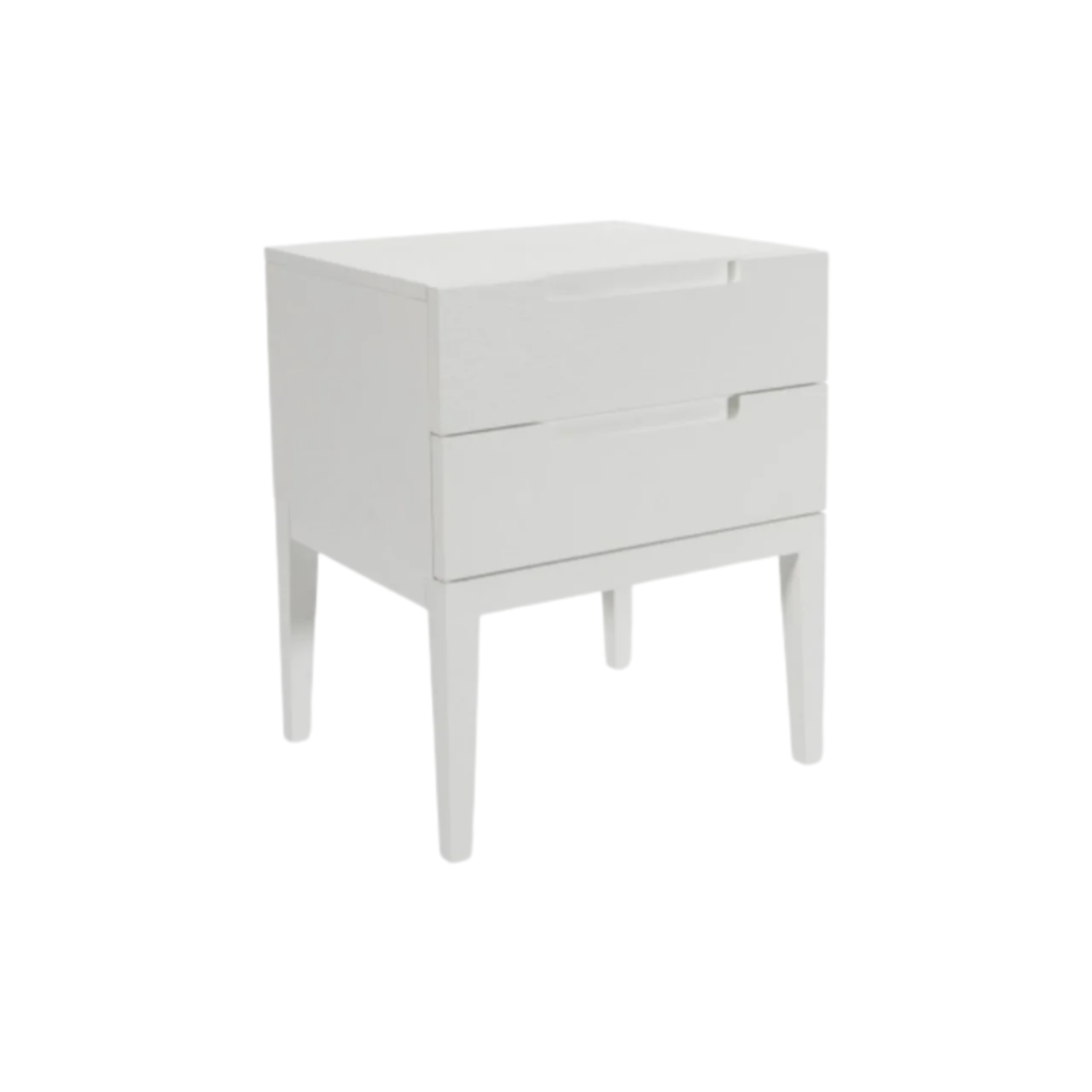 Twenty10 Designs Orchid 2 Drawer Bedside Table - White