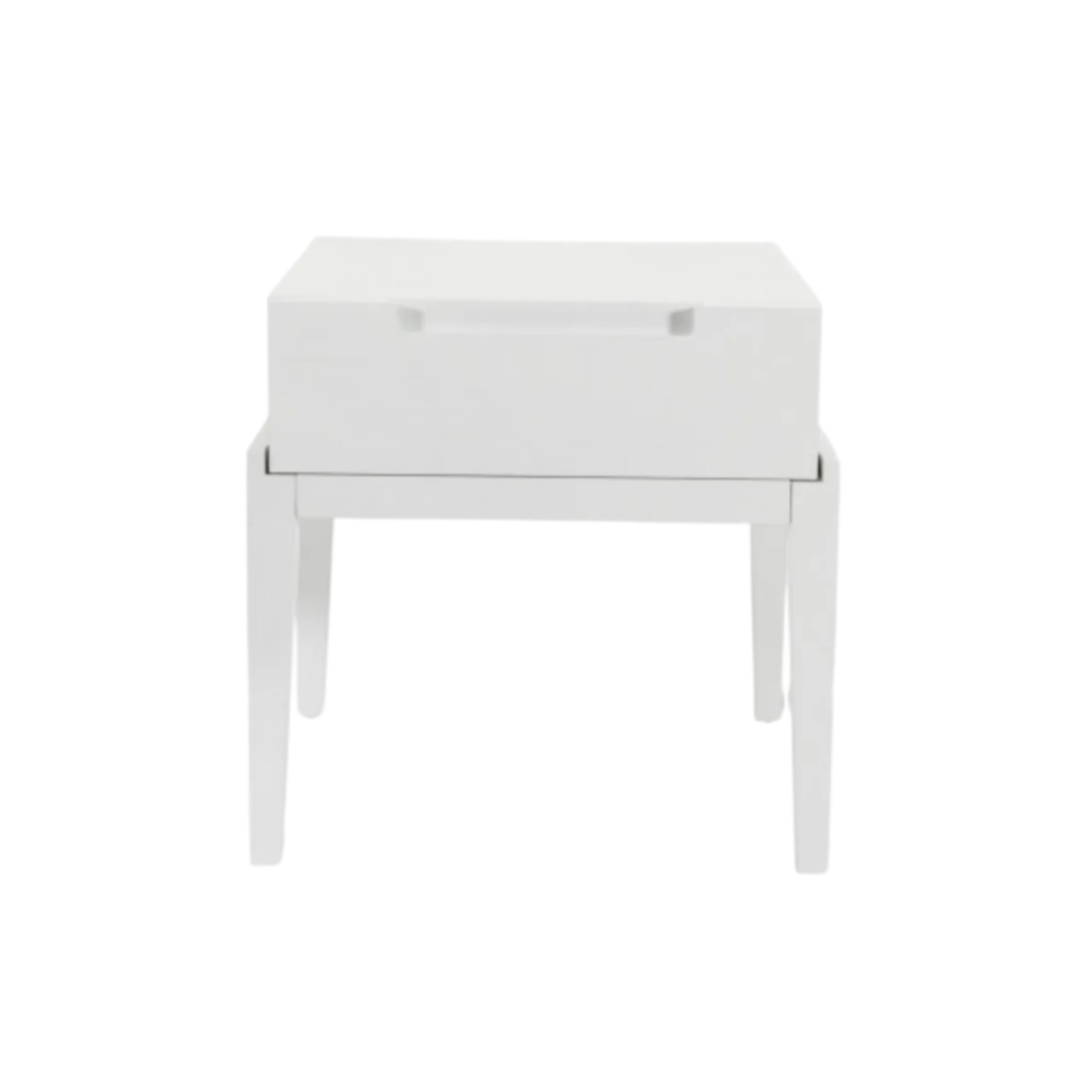 Twenty10 Designs Orchid Single Drawer Bedside Table - White