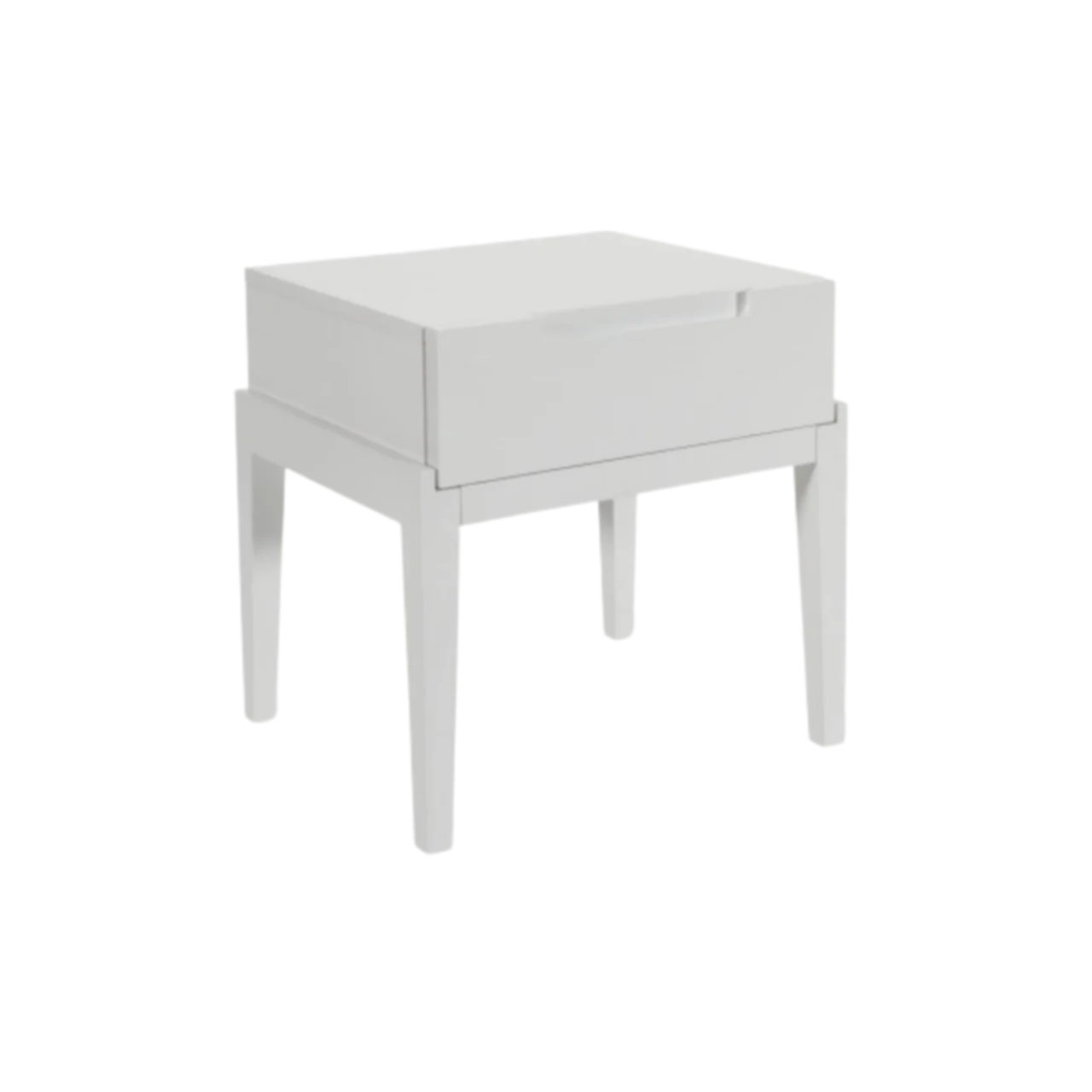 Twenty10 Designs Orchid Single Drawer Bedside Table - White