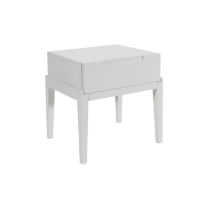 Twenty10 Designs Orchid Single Drawer Bedside Table - White