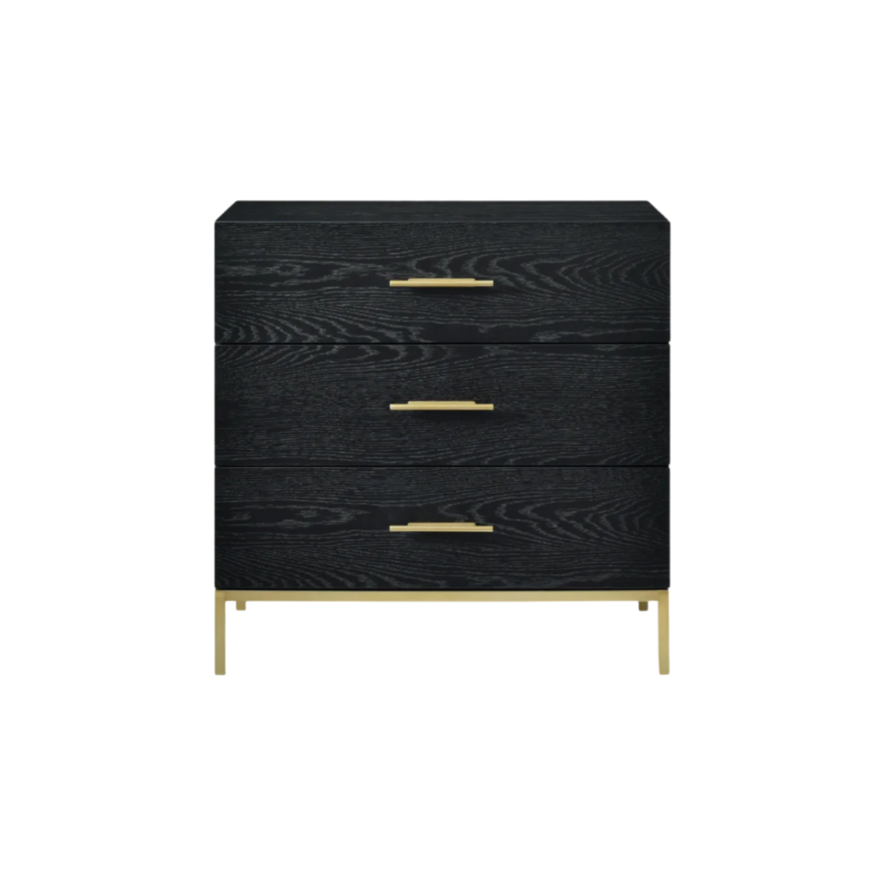 Twenty10 Designs Tulip 3 Drawer Chest - Black