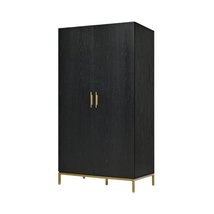 Twenty10 Designs Tulip 2 Door Wardrobe - Black