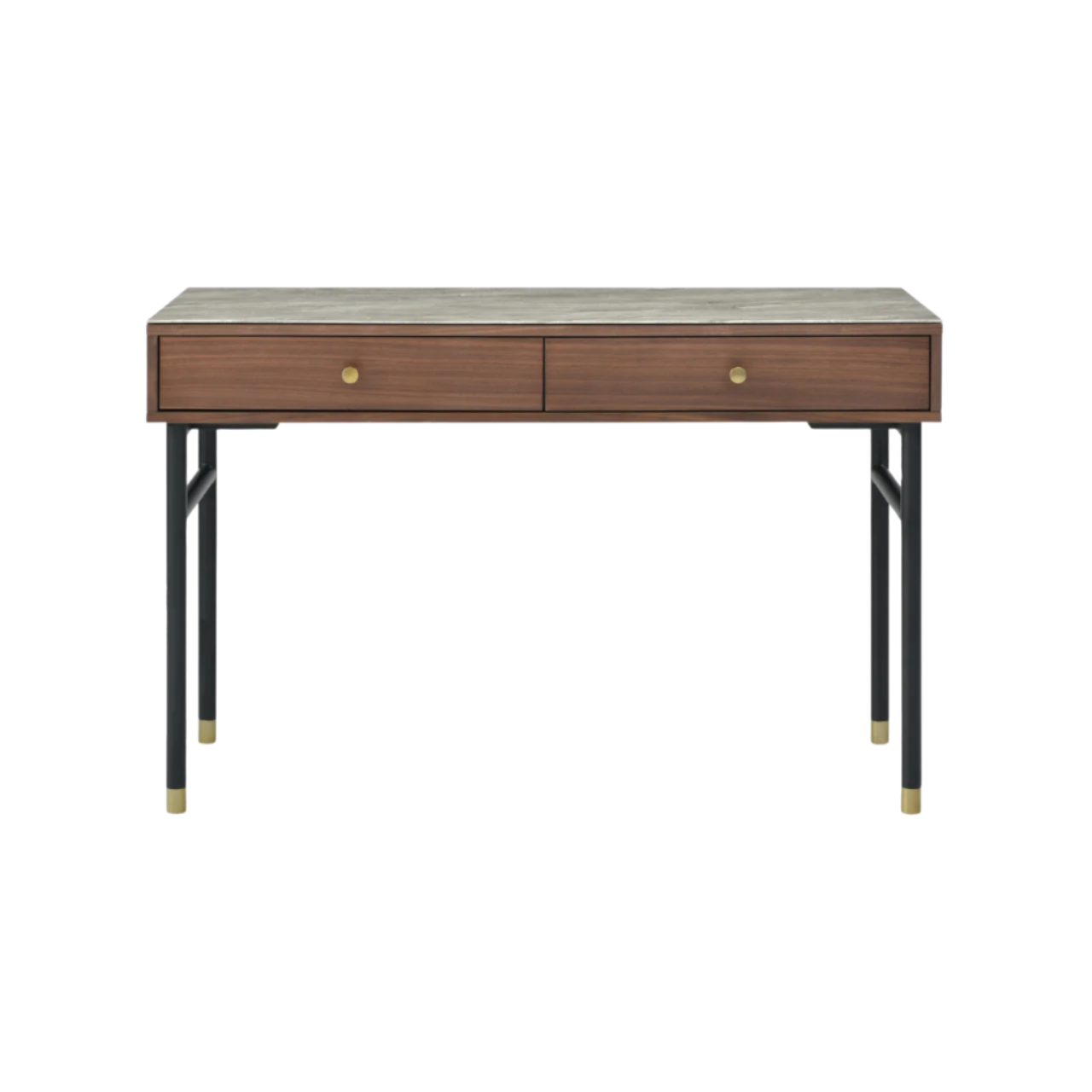 Twenty10 Designs Willow Dressing Table / Desk - Tobacco Walnut