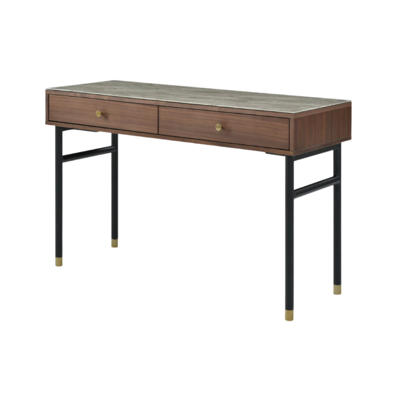 Twenty10 Designs Willow Dressing Table / Desk - Tobacco Walnut