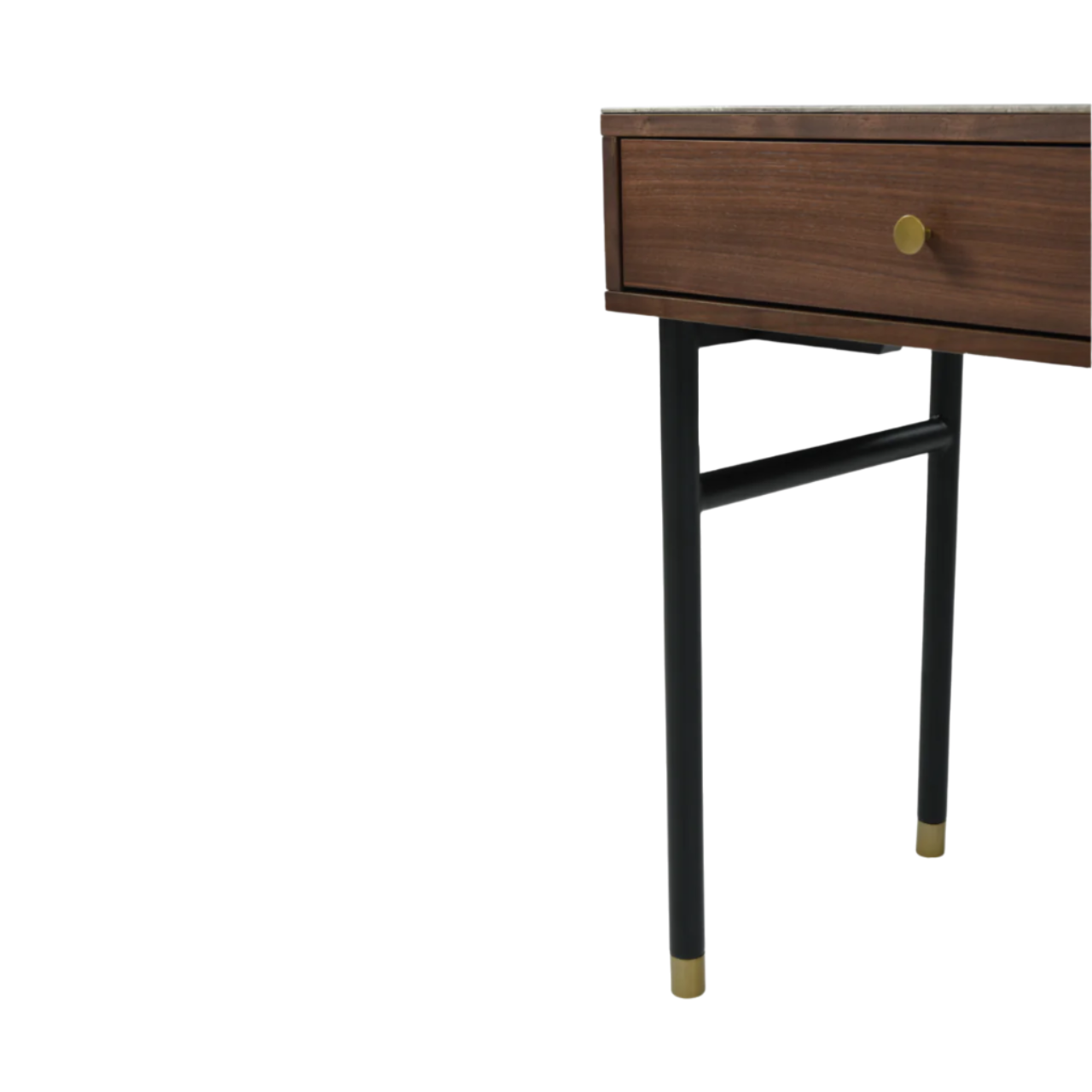 Twenty10 Designs Willow Dressing Table / Desk - Tobacco Walnut