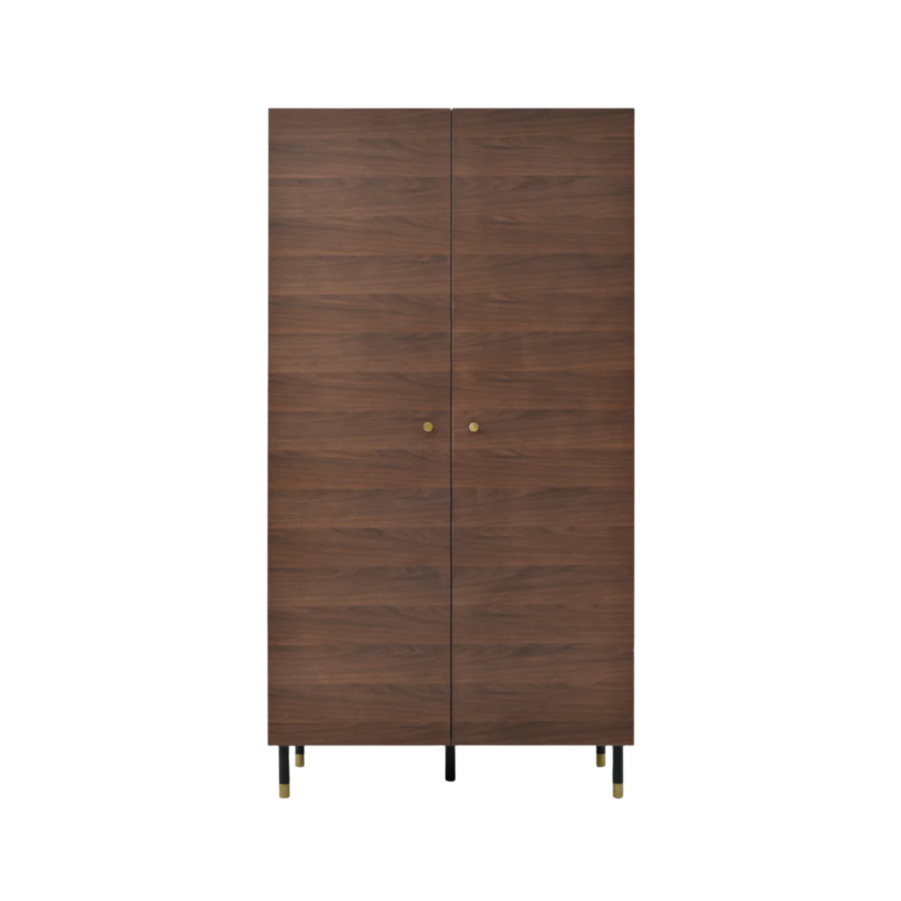 Twenty10 Designs Willow 2 Door Wardrobe - Tobacco Walnut