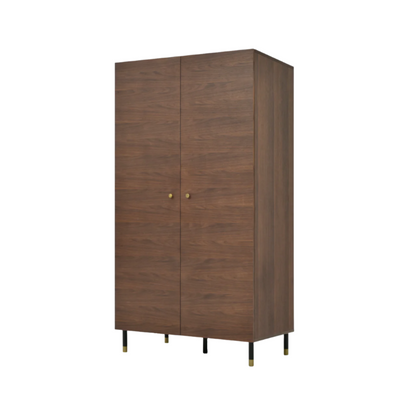 Twenty10 Designs Willow 2 Door Wardrobe - Tobacco Walnut